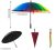 16 panel large bright multi colorfull rainbow golf umbrella b