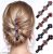4 Piece New Trendy sparking Braided Hair Accessories Pack of 4 Piece (Multicolour)
